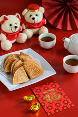 cookies in chinese new year concept