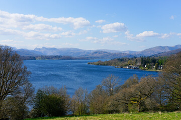 Fototapeta premium View of Lake Windermere from Queen Adelaide's Hill.