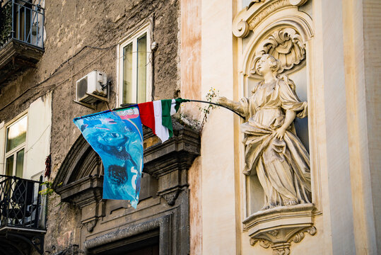 the city of Naples celebrates the euphory for the SerieA title back to the city 33 years after Maradona.