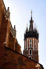 Naklejka na ściany i meble Kraków stare miasto