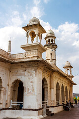 Fototapeta na wymiar Mosque inside of the Bibi Ka Maqbara, Aurangabad, Maharashtra, India, Asia