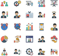 Business Management Icon Pack
