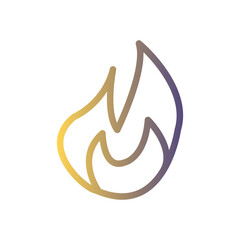 fire gradient icon