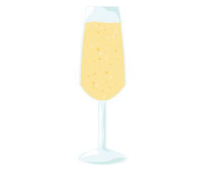 glass of champagne