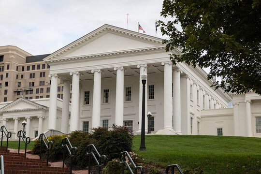 Virginia State Capitol Building In Richmond, Virginia.