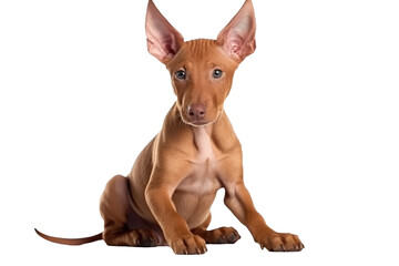 Pharaoh Hound Dog Puppy. On An Isolated Transparent Background, Png. Generative AI