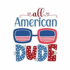 Funny 4th of July American Flag embedded Sublimation Graphics Bundle on White Background. US Independence Day Typographic Design for Printing on T-shirt, Mug, Pillow, Bag and more.