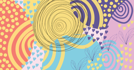 abstract background with circles