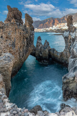 Cueva la Vaca, Naturpool an der Küste bei La Arena, Teneriffa