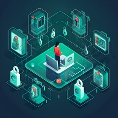 cybersecurity computer vernetzung
