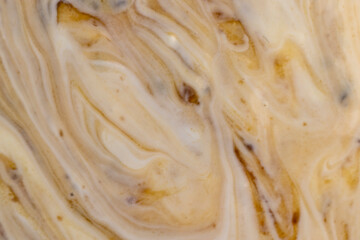 Milk sweet yogurt with bifidobacteria and chocolate