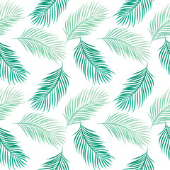 Fototapeta na wymiar Seamless background with leaf pattern PNG