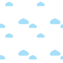 Cloud Seamless Background PNG