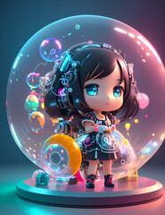 sophisticated_mechanical_parts_3D_toys_bubble_a_white