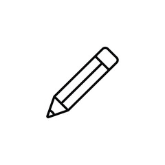 Fototapeta premium Pencil icon design with white background stock illustration
