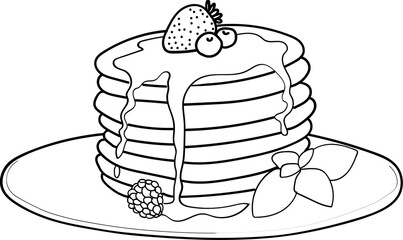 Pancakes Outline