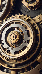 Clockwork mechanism illustration