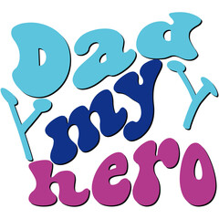 Retro keychain Father's Day T-shirt Design, Vector