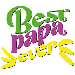 Retro keychain Father's Day T-shirt Design, Vector