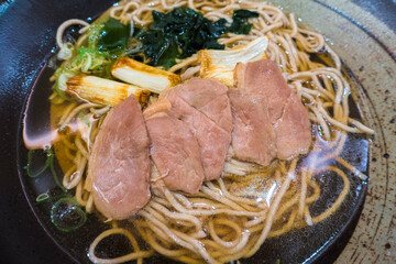 鴨肉のおそば