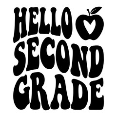 Hello Second Grade  svg