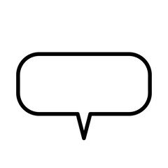 Fototapeta premium Outline Bubble Teks 