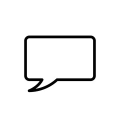 Fototapeta premium Outline Bubble Teks 