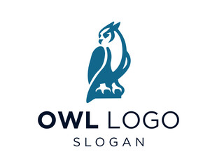 Logo design about Owl on a white background. created using the CorelDraw application.