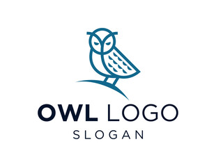 Fototapeta na wymiar Logo design about Owl on a white background. created using the CorelDraw application.