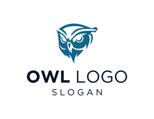 Logo design about Owl on a white background. created using the CorelDraw application.