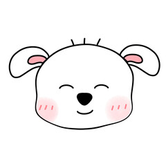 Kawaii Head Dog