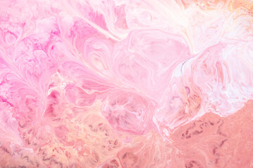Fototapeta premium Acrylic Pour Color Liquid marble abstract surfaces Design.