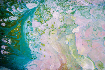 Acrylic Pour Color Liquid marble abstract surfaces Design.
