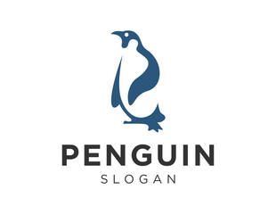 Logo design about Penguin on a white background. created using the CorelDraw application.