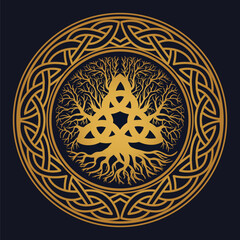 Tree of Life , Yggdrasil vector	
