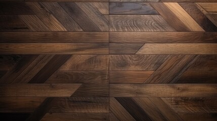 Brown wood texture, dark wooden abstract background. Generative AI.