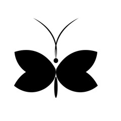 BEAUTIFUL BUTTERFLY icon design template vector