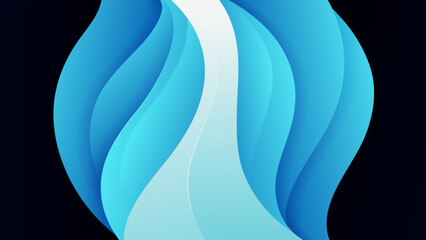 Abstract background soft gradient color and dynamic shadow on background .Vector background for wallpaper,banner. Eps 10