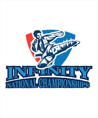 nfinity International Championshiop for Tshirt .eps