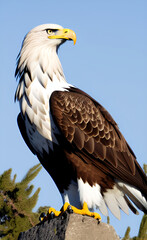 Obraz premium white-headed sea eagle 