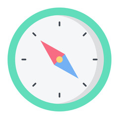 Compass Flat Icon