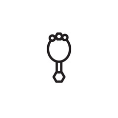 Hair Mirror Saloon Outline Icon