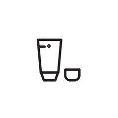 Hair Saloon Toothbrush Outline Icon