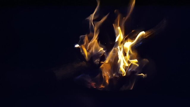 Trash Fire flames in closeup