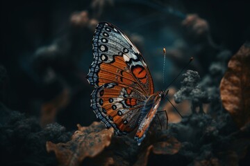 Fototapeta na wymiar Attractive butterfly backdrop. Generative AI