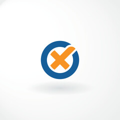 Vector Logo - Combination Letter O and X Customized