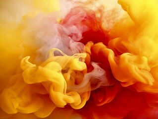 Red and orange smoke background