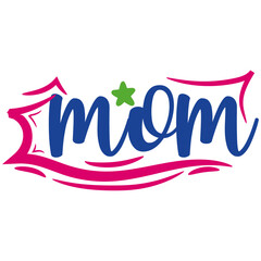 Retro Mothers day T-shirt Design, Vector