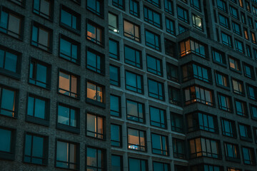 Obraz premium Modern residential building, Prospect Heights, Brooklyn, New York