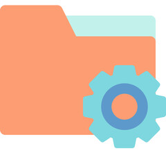 data management flat icon